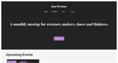 Desktop Screenshot of jamsessions.org