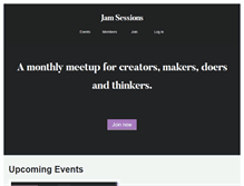 Tablet Screenshot of jamsessions.org